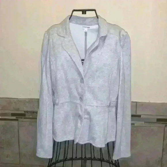 St. John’s bay soft cotton blazer - Picture 1 of 4